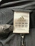 Adidas 100% Polyester Stripes Black Track Jacket Size M - photo 6