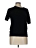Staccato Black Short Sleeve Turtleneck Size L - photo 1