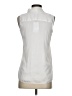 Reiss 100% Polyester White Sleeveless Blouse Size 0 - photo 2