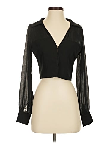 Blue Blush Long Sleeve Blouse (view 1)
