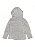 DKNY 100% Polyester Gray Zip Up Hoodie Size 5 - 6 - photo 2