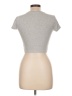 TNA Silver Short Sleeve Turtleneck Size L - photo 2