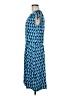 Leota Print Blue Casual Dress Size M - photo 5