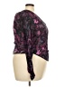 IRO 100% Viscose Purple Long Sleeve Blouse Size 20W - photo 4