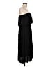 Gap 100% Rayon Solid Black Casual Dress Size L - photo 4