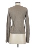Halogen Metallic Silver Pullover Sweater Size S - photo 2