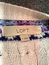 Ann Taylor LOFT Chevron-herringbone White Pullover Sweater Size M - photo 7