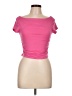 Harper & Ivy Pink Short Sleeve Top Size L - photo 1