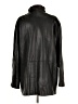 Gallery 100% Leather Black Raincoat Size L - photo 2