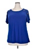 Adele & May Blue Short Sleeve Top Size 2X - photo 1