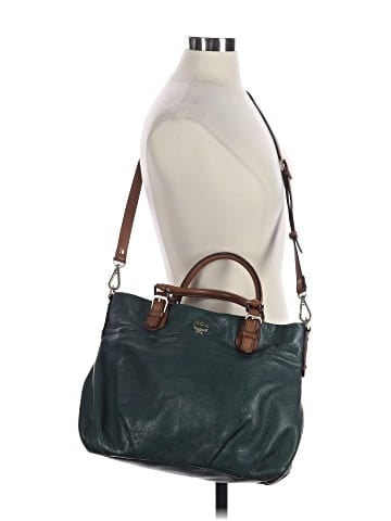 MCM Vintage Leather Satchel (view 2)