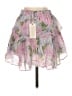 LoveShackFancy 100% Viscose Floral Pink Casual Skirt Size XS - photo 2