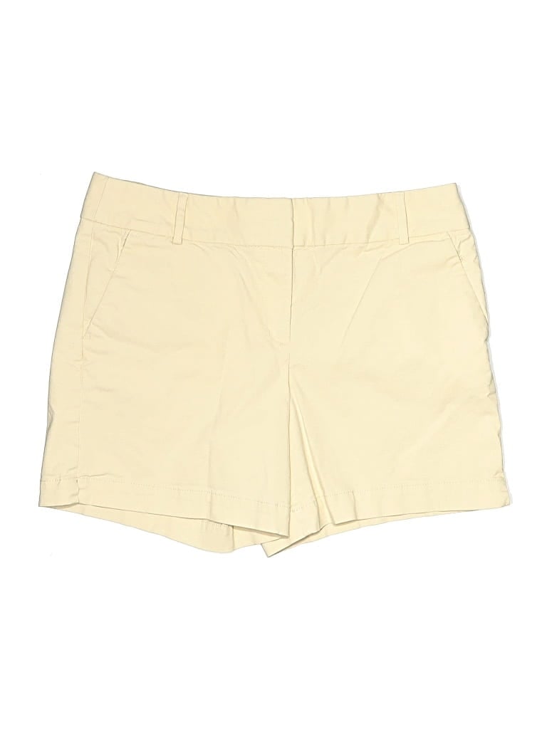 Pre-owned Ann Taylor Loft Khaki Shorts In Yellow