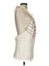 Liz Claiborne 100% Polyester Ivory Sleeveless Blouse Size 12 - photo 4