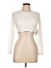 Calvin Klein White Ivory Long Sleeve Top Size L - photo 1