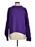 Xirena Solid Purple Wool Pullover Sweater Size M - photo 1