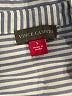 Vince Camuto Stripes Blue Long Sleeve Button-Down Shirt Size S - photo 7