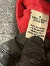 Refuge Color Block Red Jeggings Size 8 - photo 5