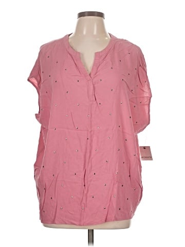Liz Claiborne Short Sleeve Blouse (view 1)