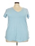 Torrid Blue Short Sleeve T-Shirt Size 3X Plus (3) - photo 1