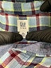 Gap Kids 100% Cotton Plaid Teal Long Sleeve Button-Down Shirt Size 10 - photo 3