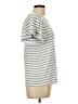 Green Envelope Stripes Silver Short Sleeve T-Shirt Size L - photo 4