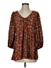 Entro Brown 3/4 Sleeve Blouse Size S - photo 1
