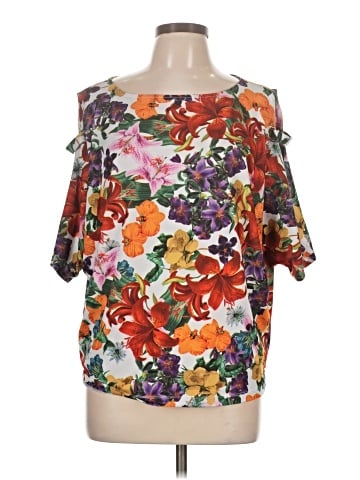 Bold Elements Short Sleeve Blouse (view 1)