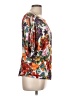 Bold Elements Orange Short Sleeve Blouse Size L - photo 4