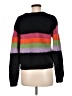 Veda 100% Alpaca Color Block Black Wool Pullover Sweater Size M - photo 2