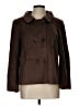Escada Solid Brown Coat Size EU 44 / US 14 - photo 1