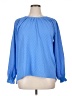 Jessica Simpson 100% Polyester Blue Long Sleeve Blouse Size L - photo 1