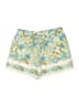Ann Taylor LOFT Floral Ivory Shorts Size L - photo 1