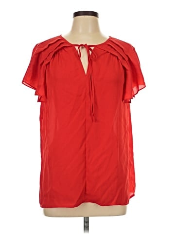 Max Studio Short Sleeve Blouse (view 1)