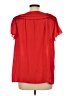 Max Studio 100% Polyester Red Short Sleeve Blouse Size L - photo 2