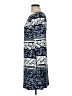 Eliza J Print Blue Casual Dress Size 10 - photo 5