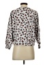 Ann Taylor 100% Cotton Animal Print Silver Pullover Sweater Size XS - photo 2