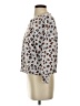 Ann Taylor 100% Cotton Animal Print Silver Pullover Sweater Size XS - photo 5