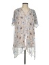 One September 100% Polyester Silver Short Sleeve Blouse Size S - photo 1