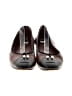 Chanel 100% Leather Brown Burgundy Flats Size EU 38 1/2 - photo 2