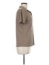 Ava James Tan Short Sleeve Blouse Size M - photo 4