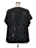 Shein Curve 100% Polyester Black Short Sleeve Top Size 20 Plus (4) - photo 2