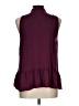 Unbranded Burgundy Sleeveless Blouse Size L (estimated) - photo 2