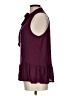 Unbranded Burgundy Sleeveless Blouse Size L (estimated) - photo 5