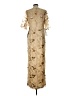 JS Collections 100% Polyester Gold Cocktail Dress Size 12 - photo 2