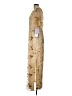 JS Collections 100% Polyester Gold Cocktail Dress Size 12 - photo 5