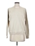 Gap Solid Ivory Sweatshirt Size S - photo 1