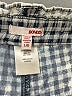 Bongo 100% Cotton Checkered-gingham Blue Shorts Size L - photo 3