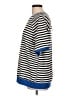 Dokotoo Stripes Blue Short Sleeve Top Size L - photo 5
