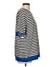 Dokotoo Stripes Blue Short Sleeve Top Size L - photo 4